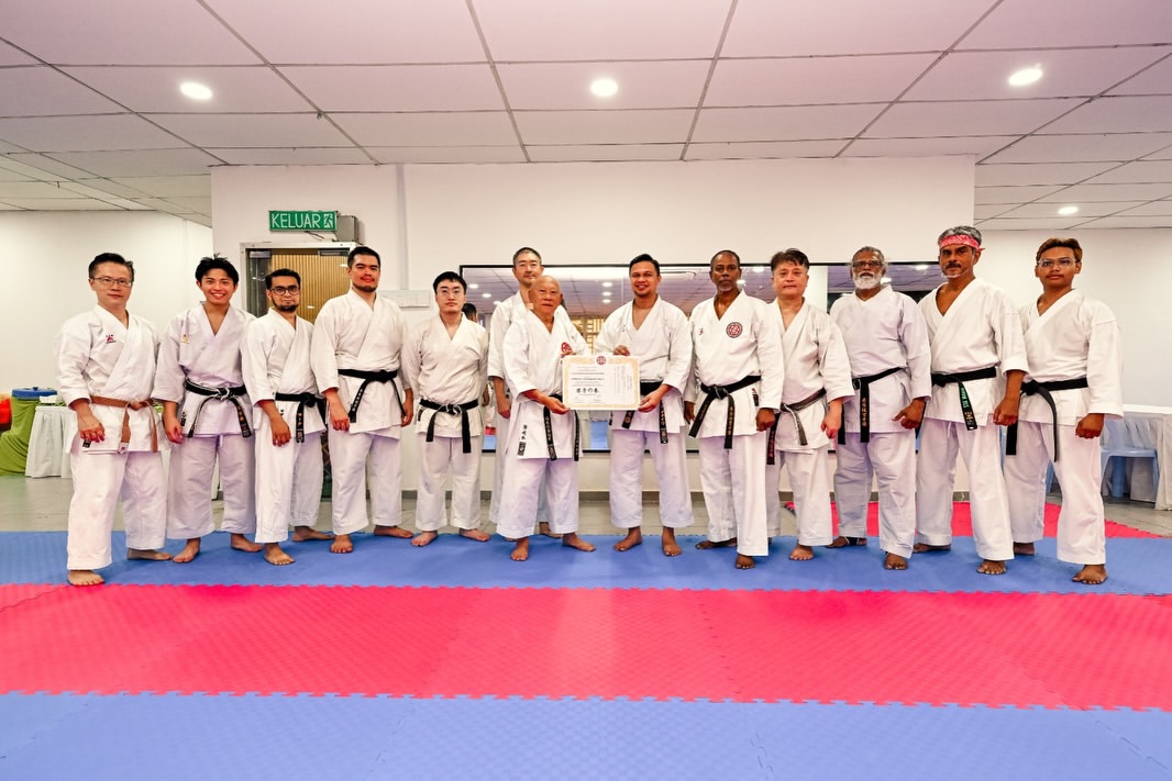Certificate signing at the Dojo Grand Opening